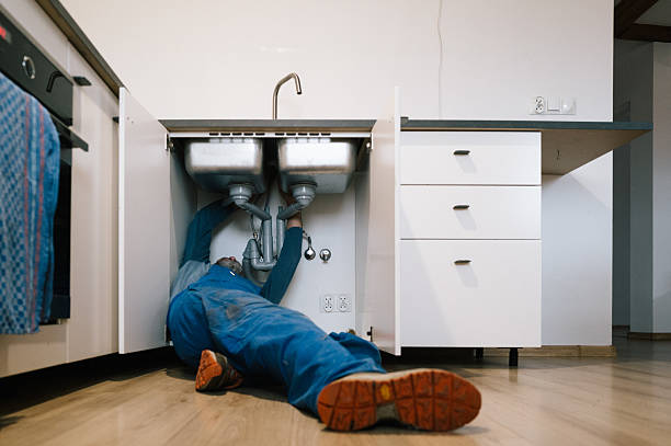 Professional Plumbing technician working in Chappell Hill, TX